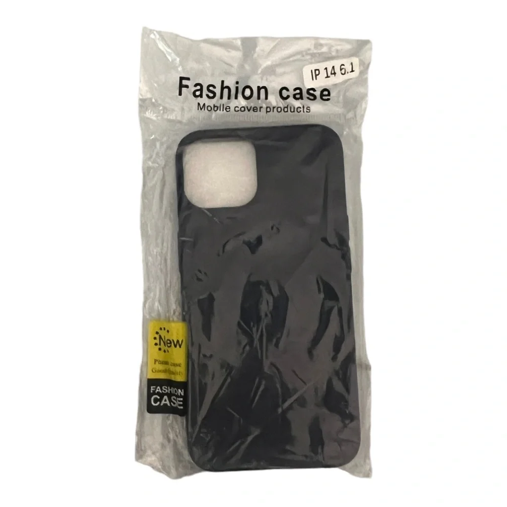 Navy iPhone 14 Case, Liquid Silicone Case, Full Body Protective Cover